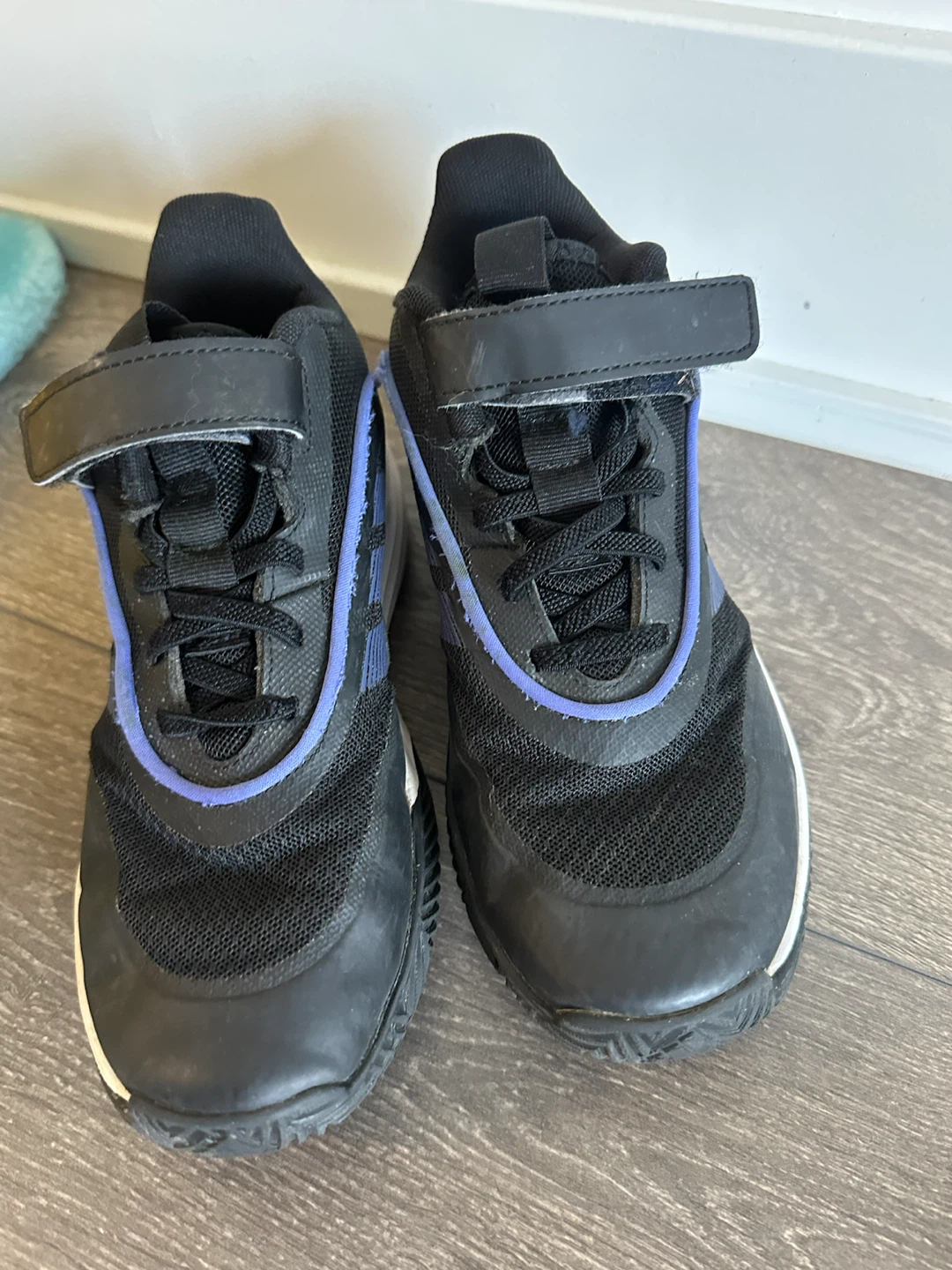 Adidas Black & Purple Running Shoes
