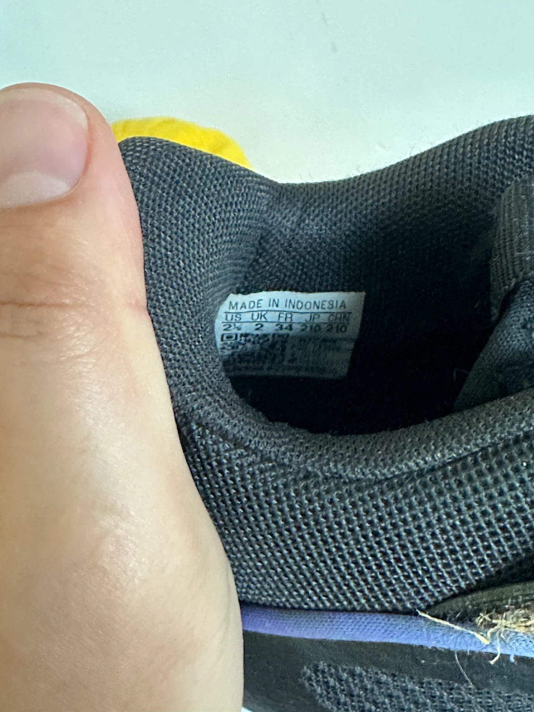 Adidas Black & Purple Running Shoes - photo 3