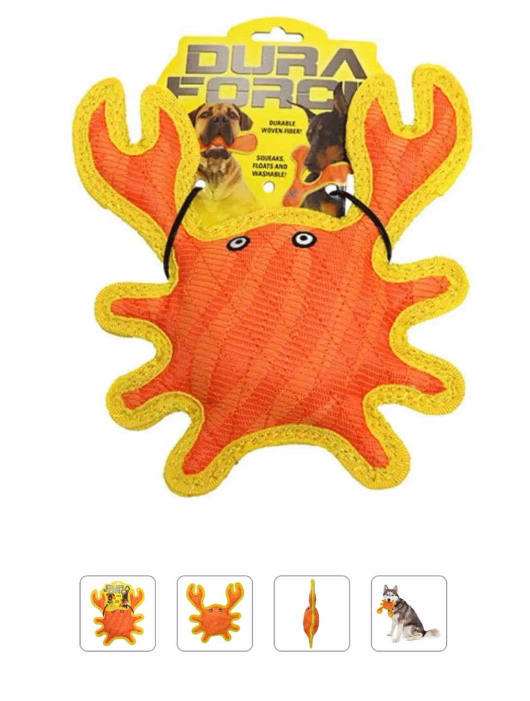 New in bag with tags DuraForce Crab Dog Toy - photo 5