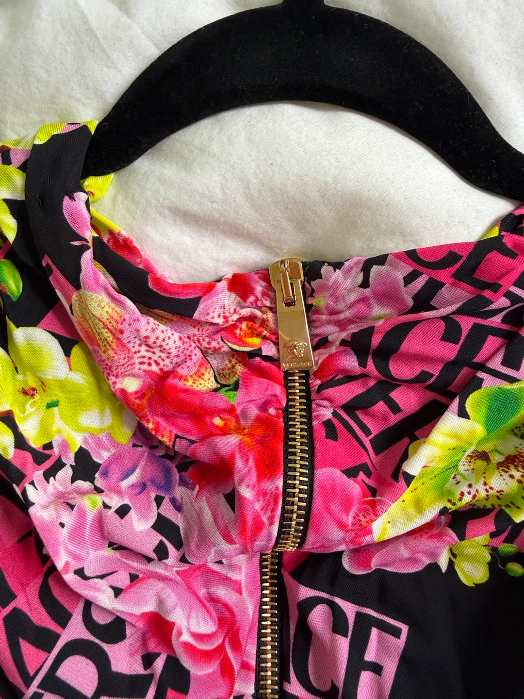 Versace Floral Print Sleeveless Dress - photo 4