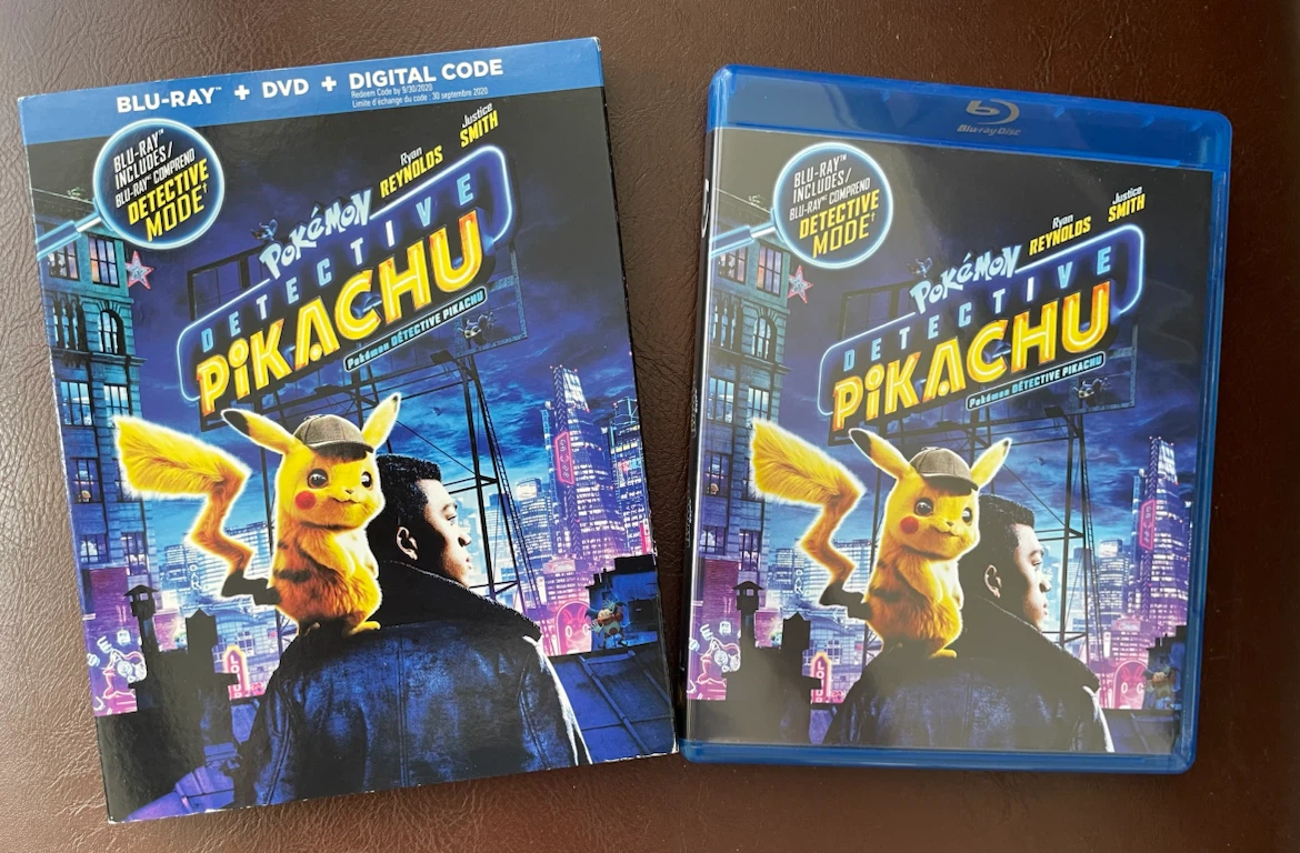 Pokémon Detective Pikachu Blu Ray With Slipcover