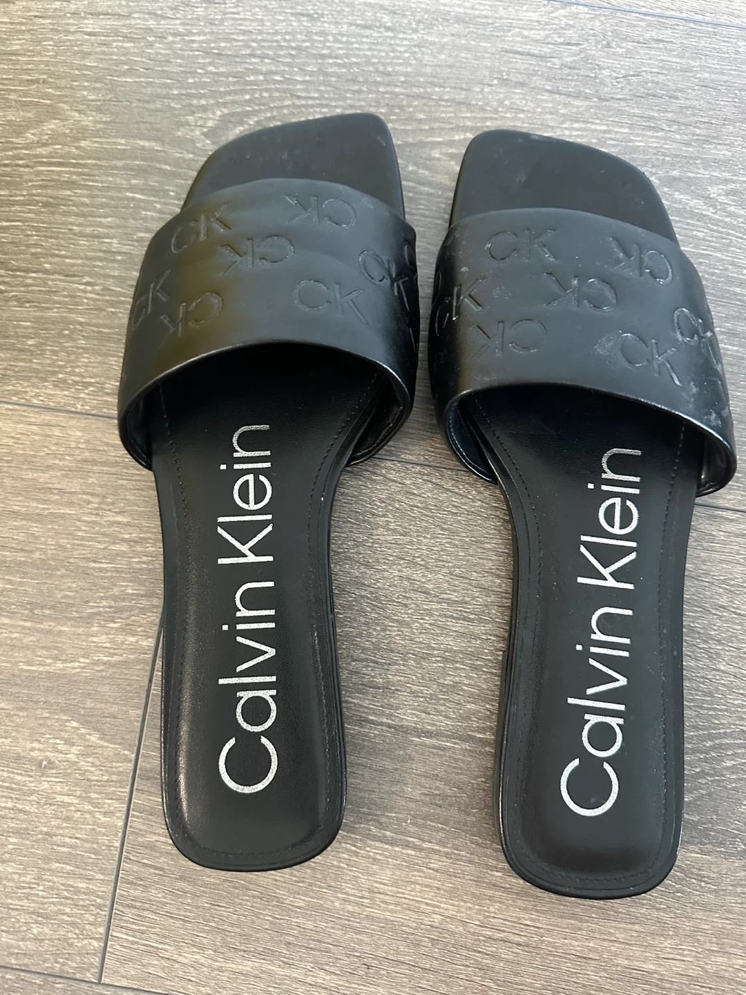 Calvin Klein Black Slides - Size 8.5 - photo 2