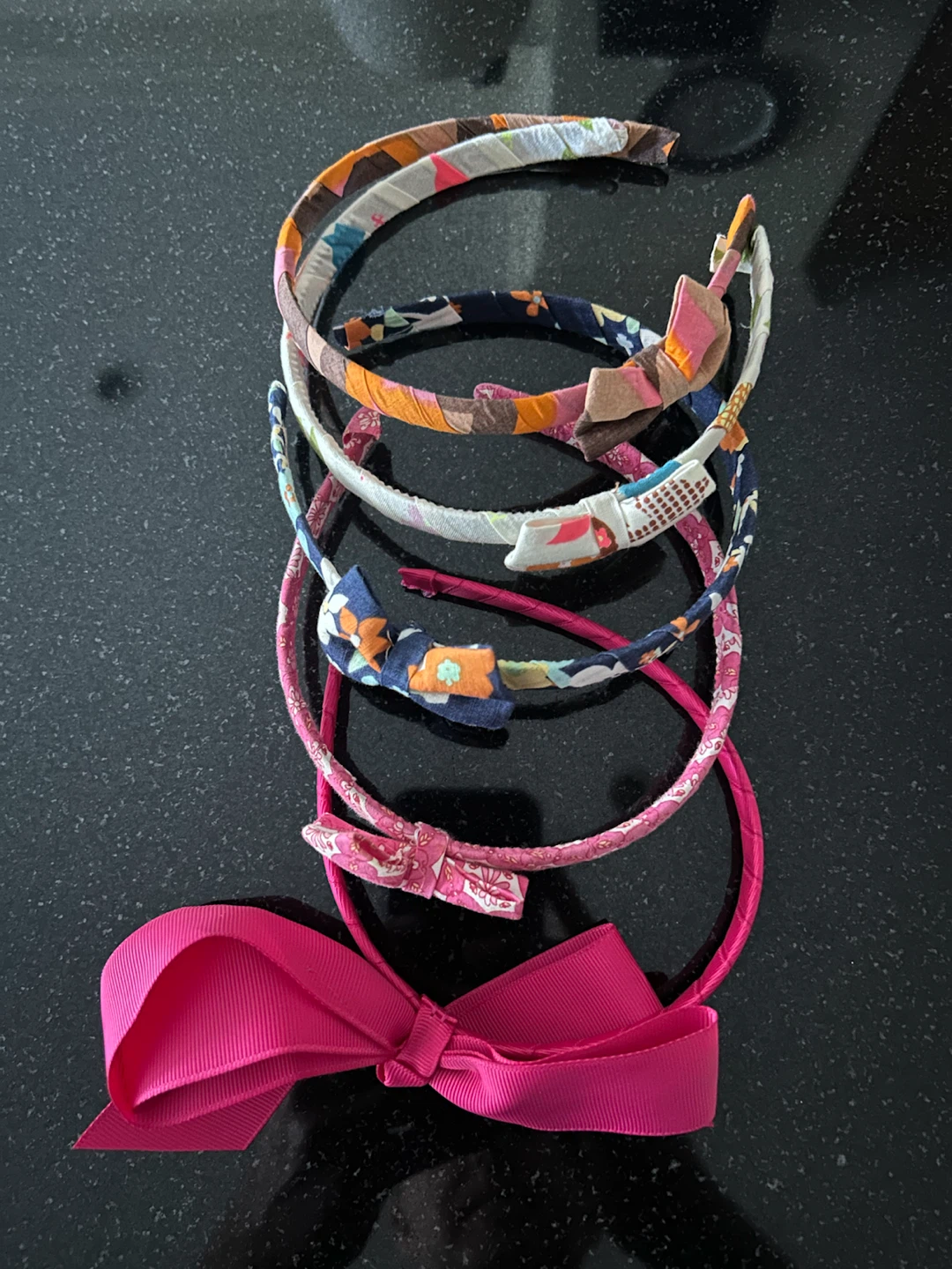 Headbands with Bows - Set of 5