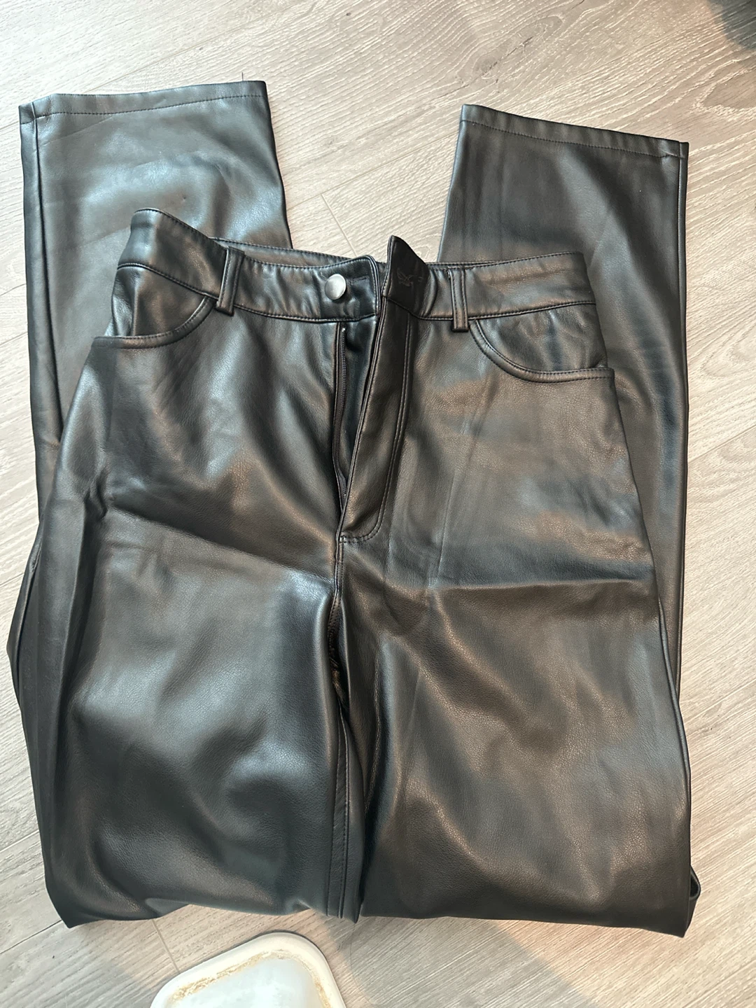 Dynamite Black Faux Leather Pants