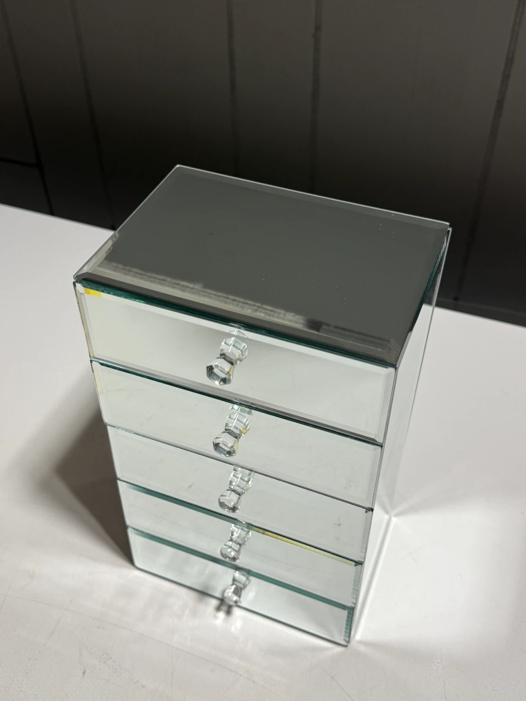 Mirrored 5 Drawer Jewelry & Makeup Organizer - photo 2