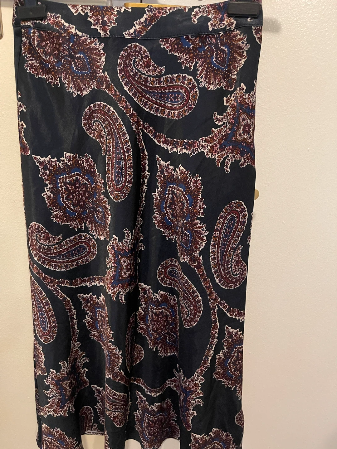 FiveSeventyFive Paisley Print Satin Skirt - photo 2