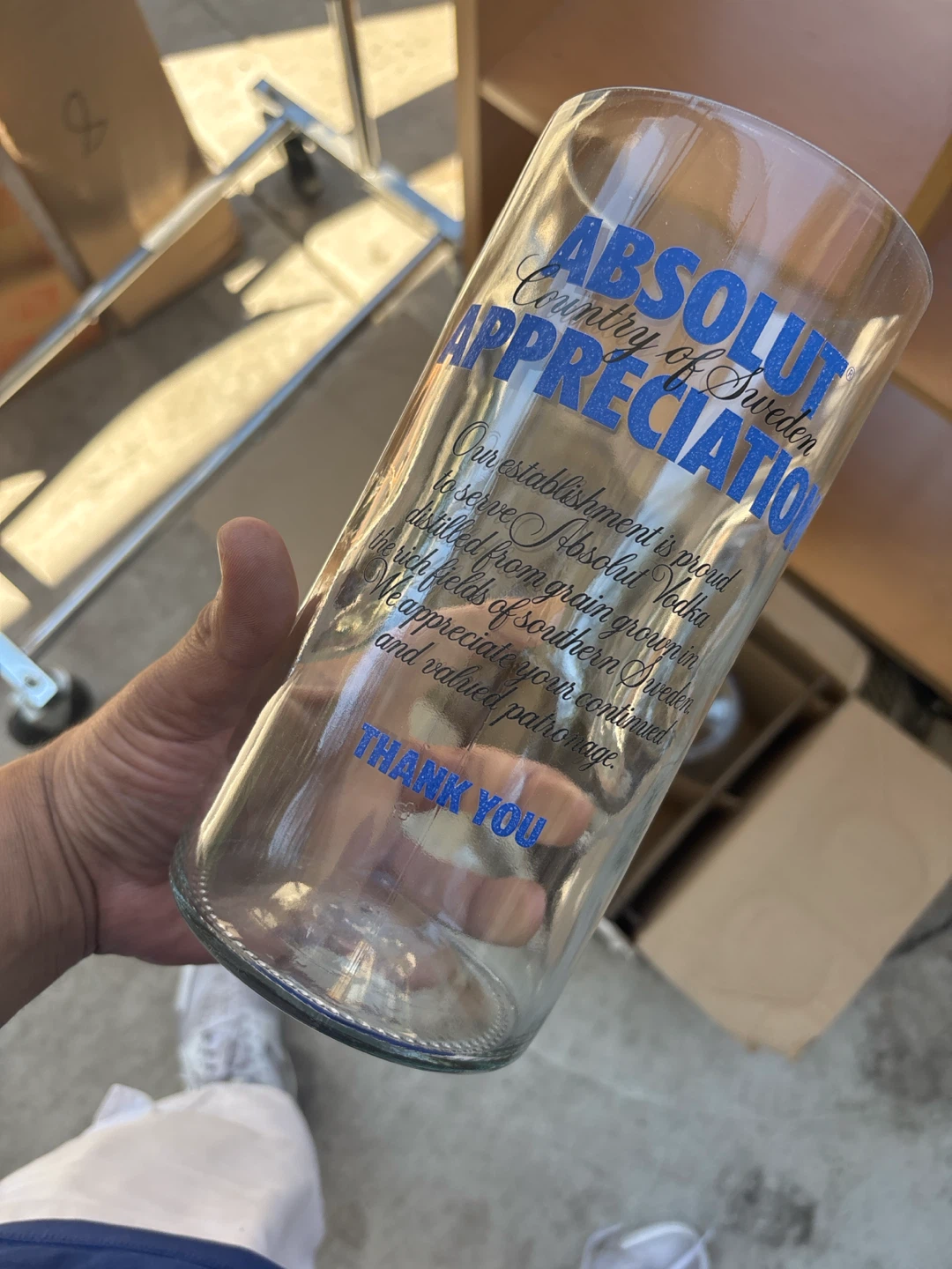 5 Absolut Appreciation Glass Tumbler
