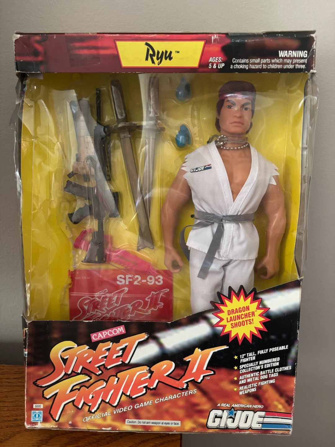 1993 Hasbro G.I. Joe Street Fighter II Ryu