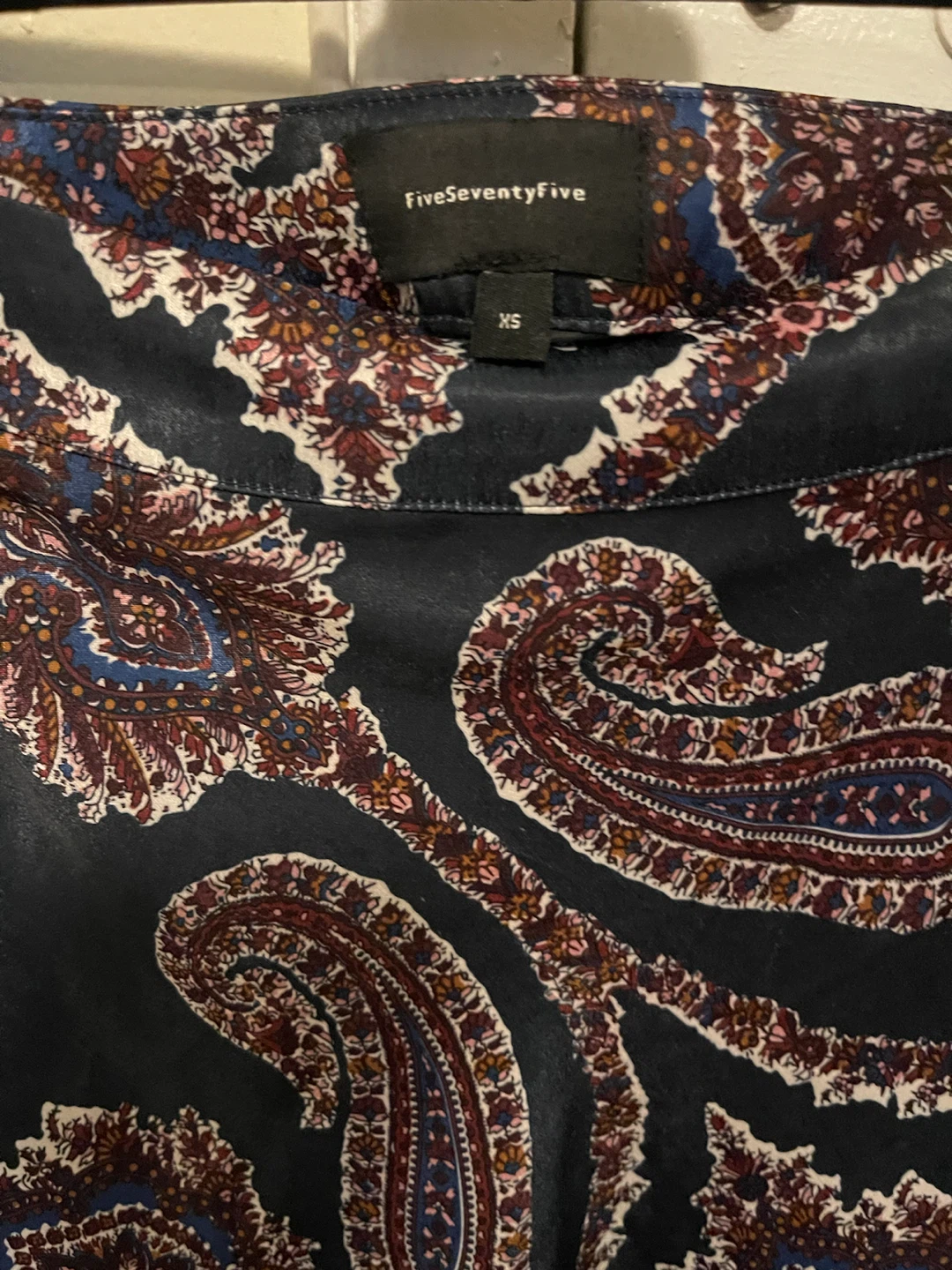 FiveSeventyFive Paisley Print Satin Skirt - photo 3