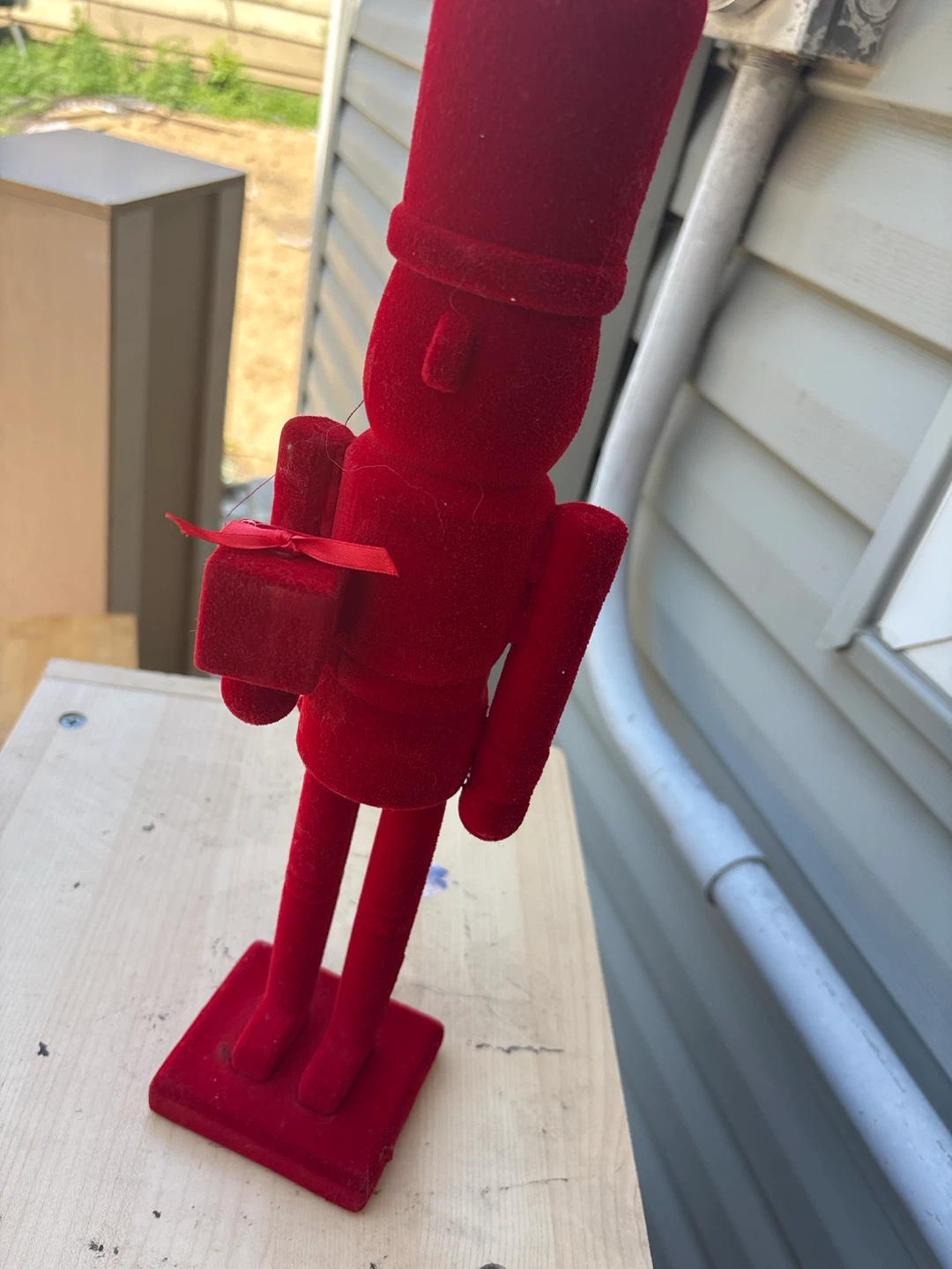 Red Velvet Nutcracker Decoration