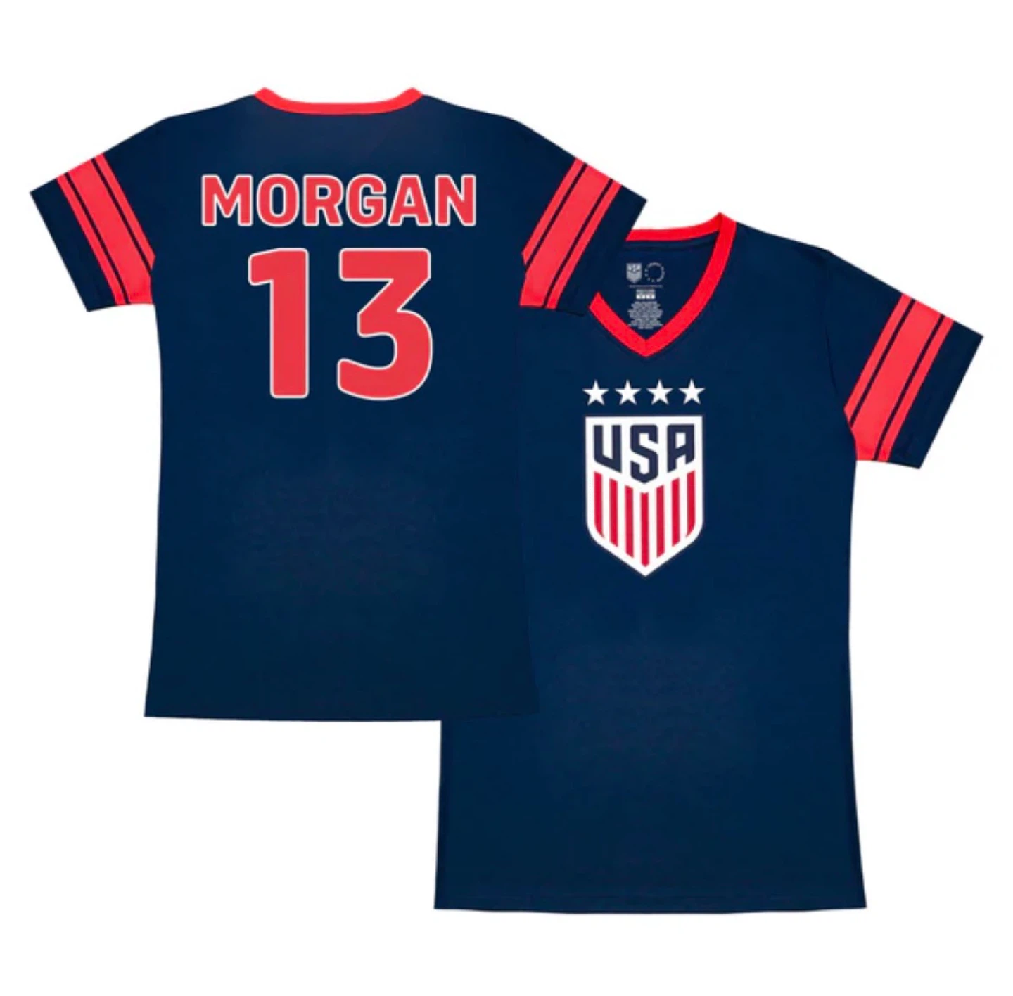 Morgan #13 Jersey: Official U.S. Soccer Girl's Jersey-New
