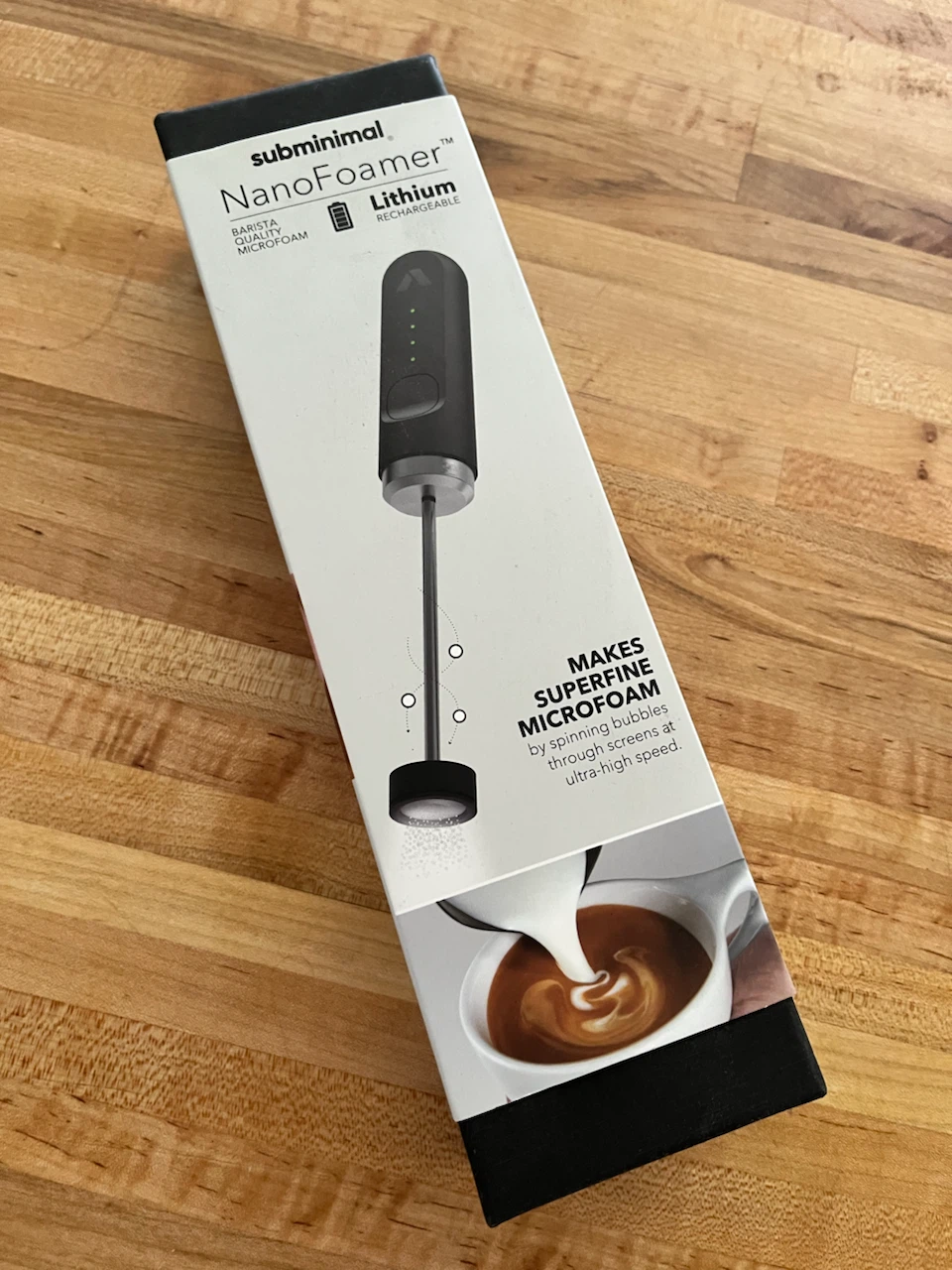 Subliminal Rechargeable Micro Frother
