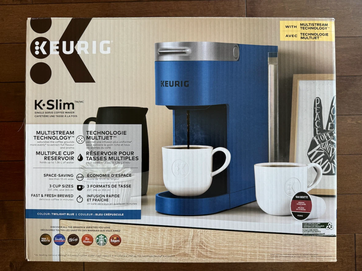Keurig K-Slim Coffee Maker - Twilight Blue