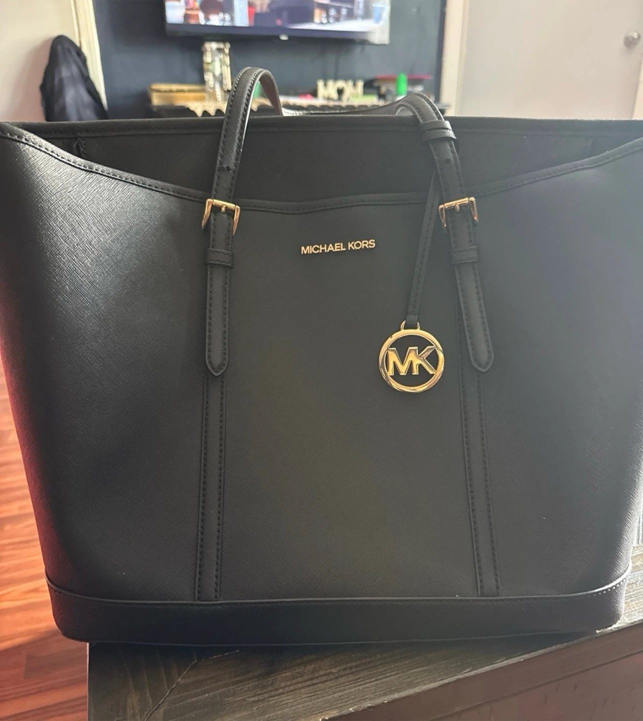 Michael Kors Black Tote Bag