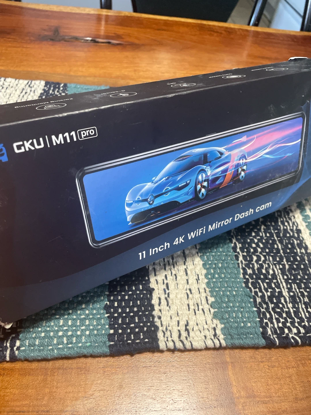 GKCU M11 Pro 11 Inch 4K WiFi Mirror Dash Cam