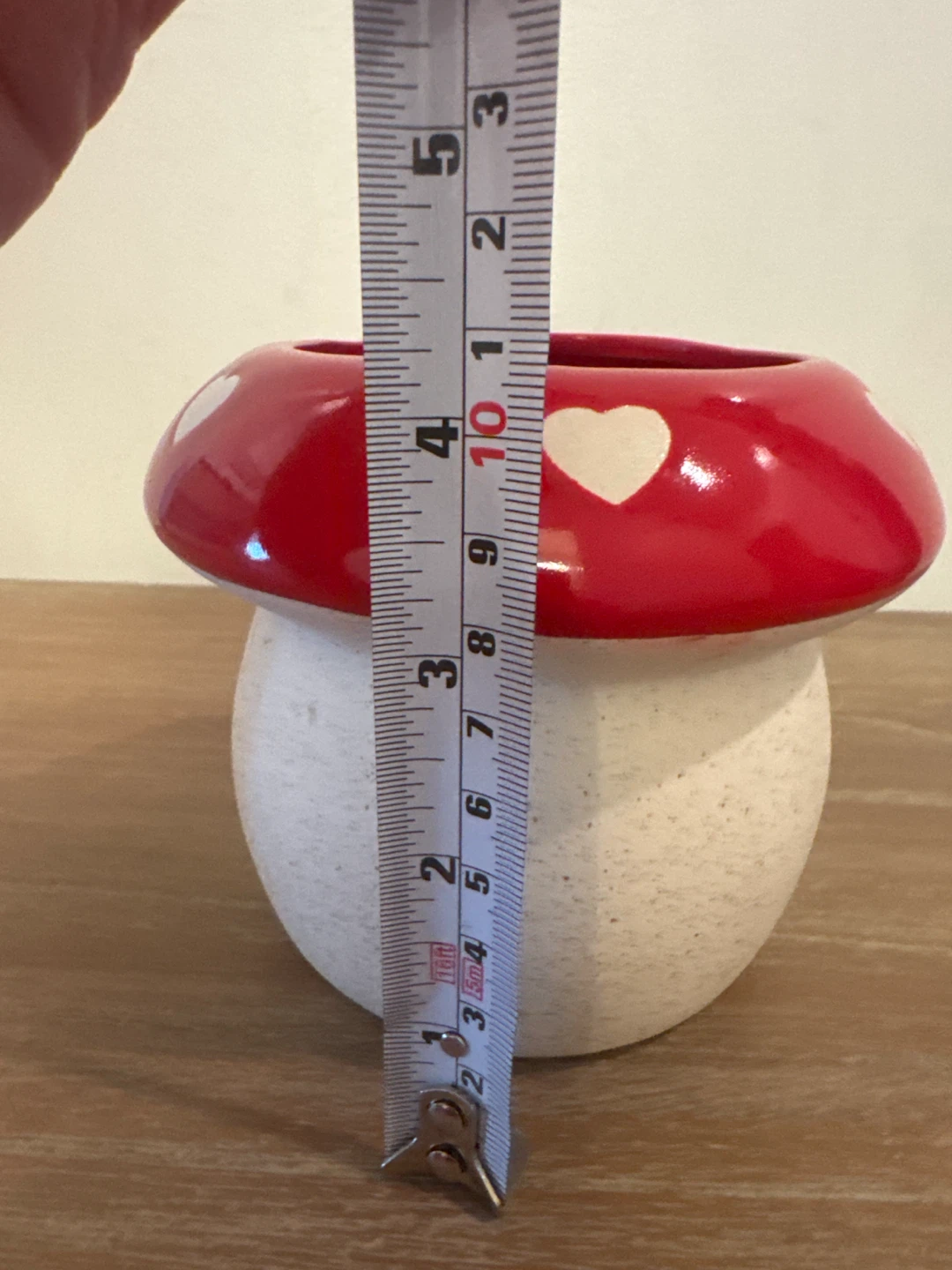 2 X Mushroom Ceramic Planter Pot - photo 4