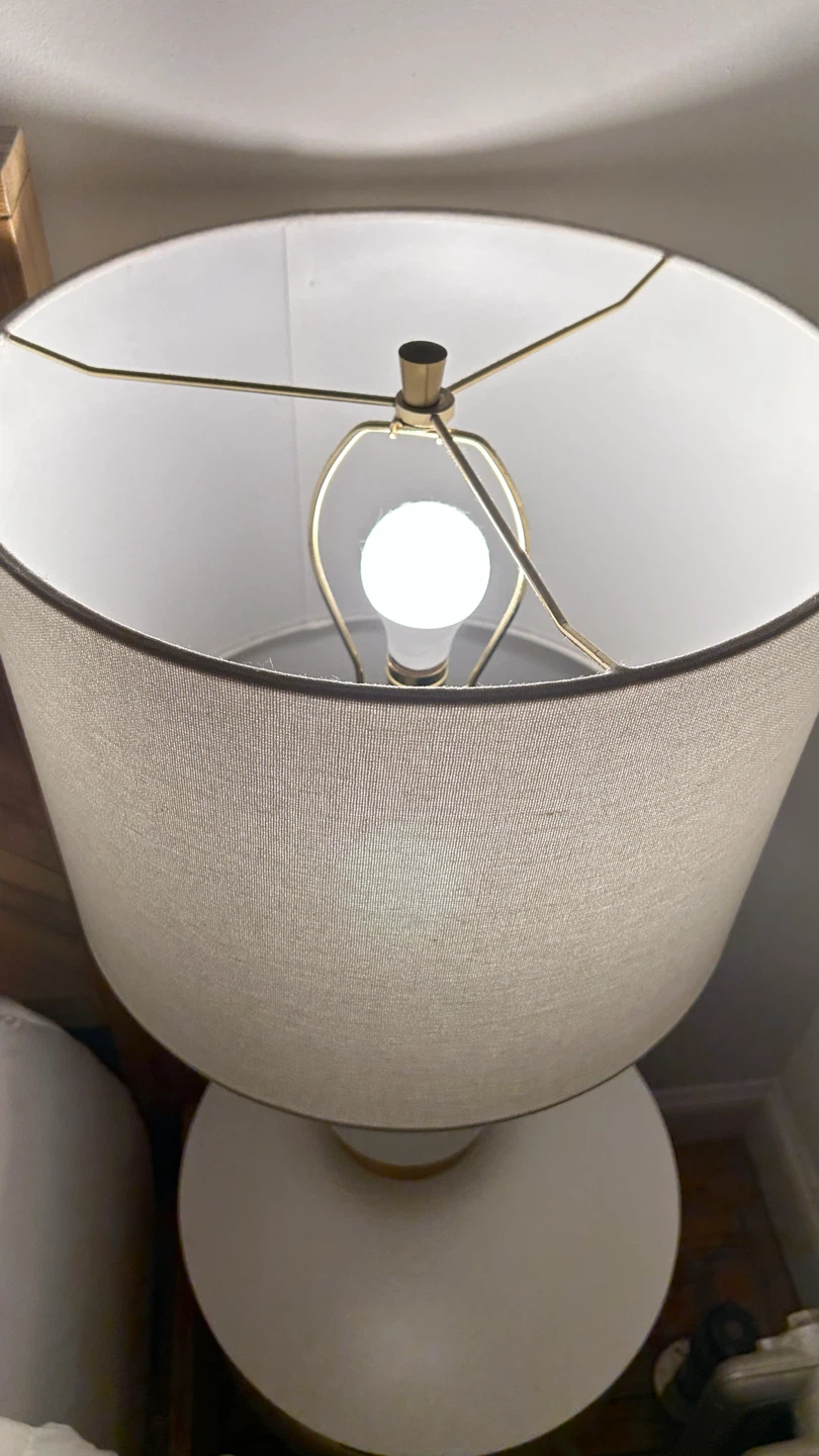 West Elm Metalized Glass USB Table Lamp (27") - photo 5