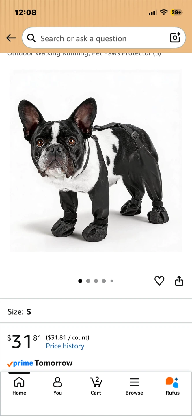 Brand New Suspender Dog Boots S - photo 3