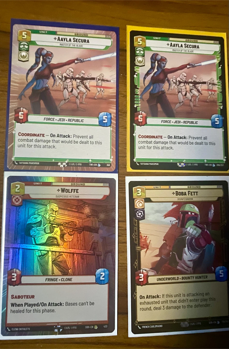 Star Wars Unlimited Cards