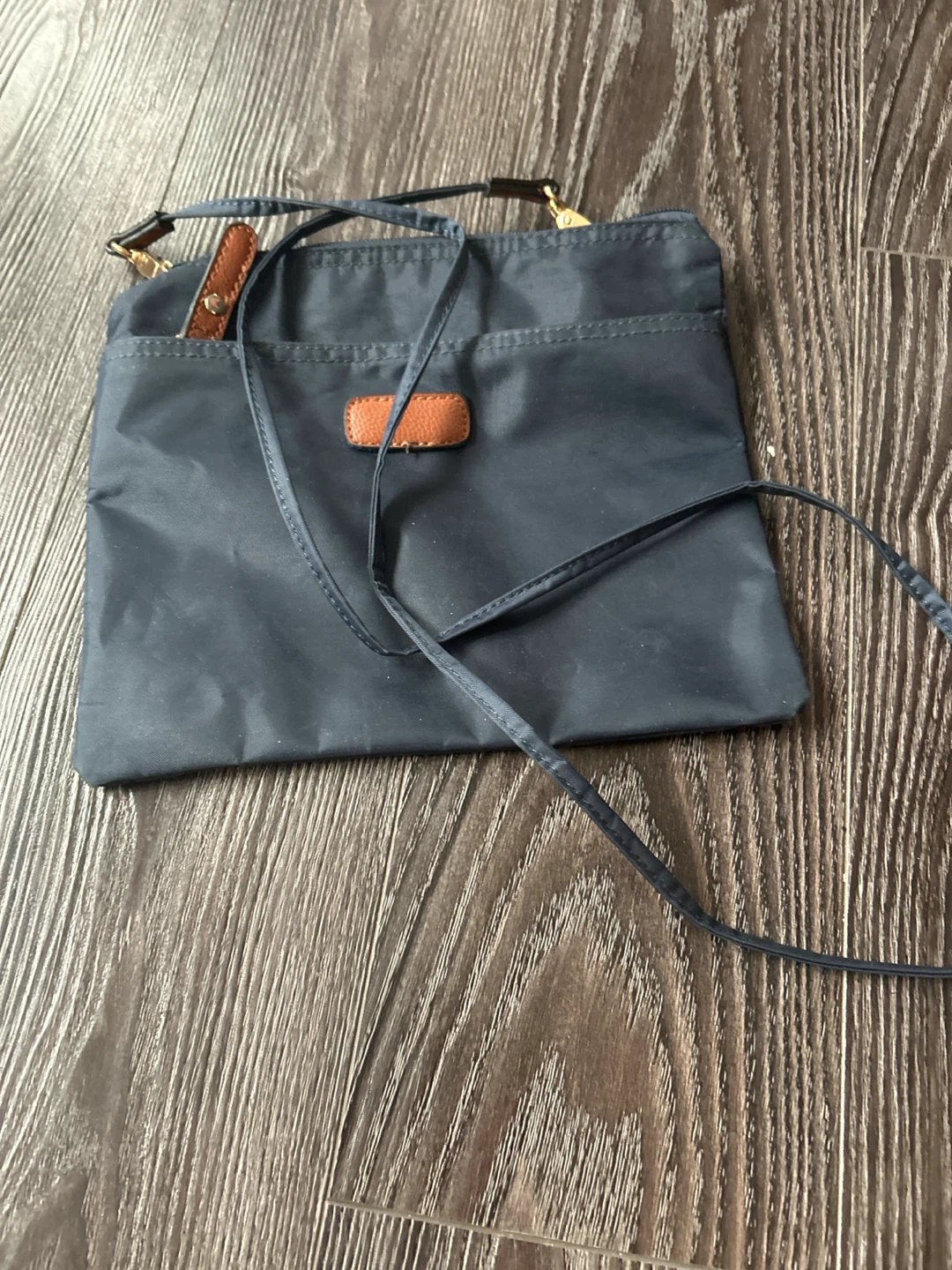Navy Nylon Crossbody Bag - photo 5