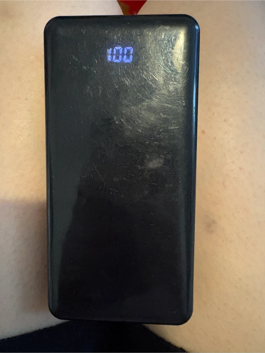 Black Power Bank with Digital Display