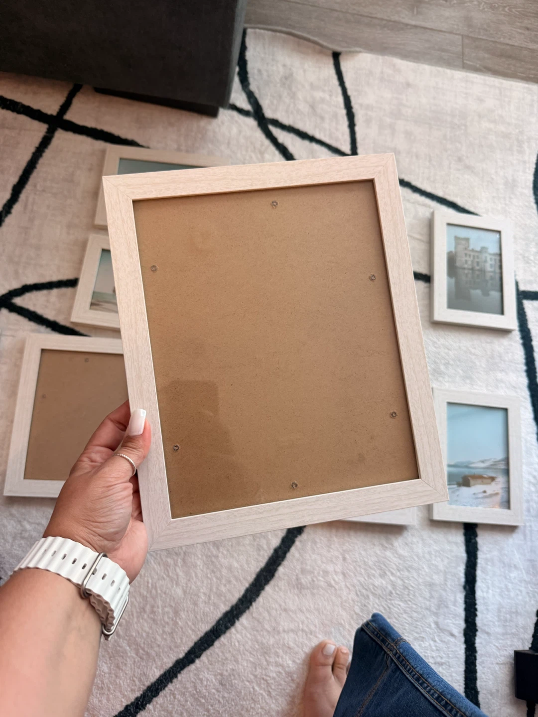 Set of 10 White Photo Frames - photo 2