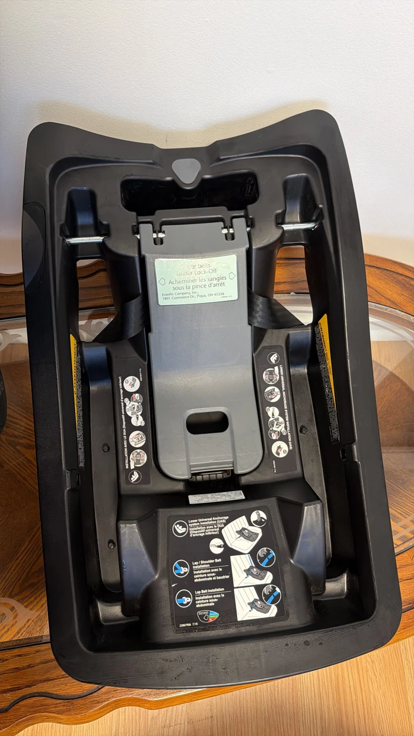 Evenflo LiteMax Infant Car Seat Base & stroller - photo 3
