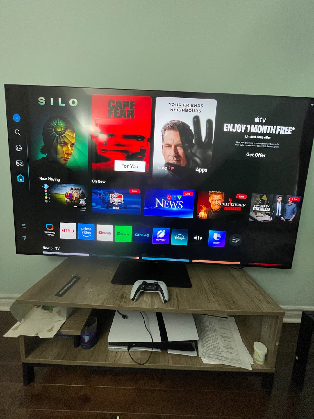 SAMSUNG 65” QLED 120Hz 4K - photo 2