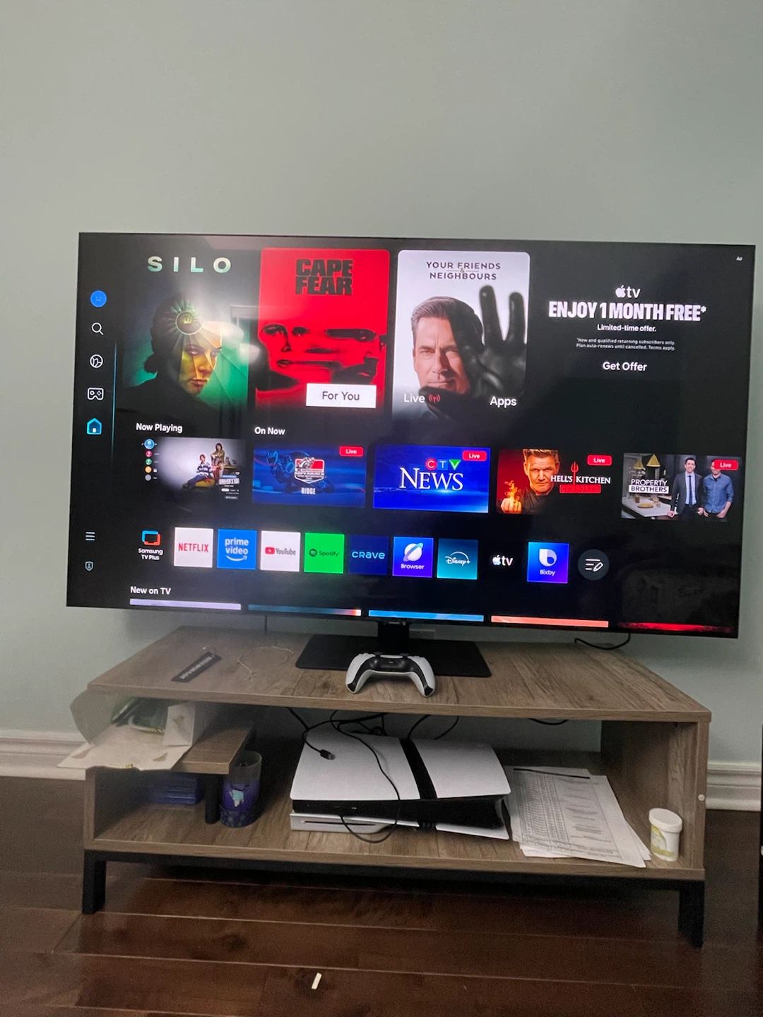 SAMSUNG 65” QLED 120Hz 4K - photo 3