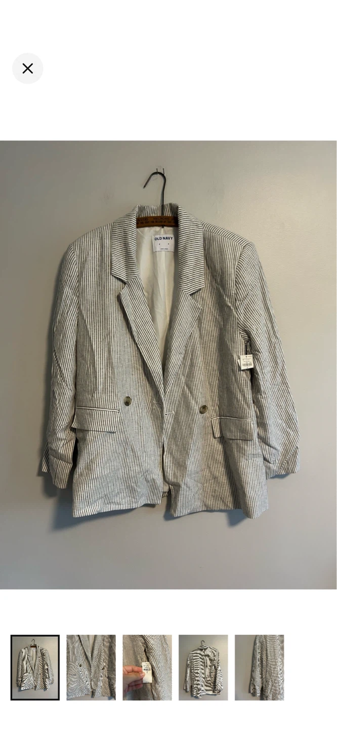 Old Navy Striped Blazer - Size small