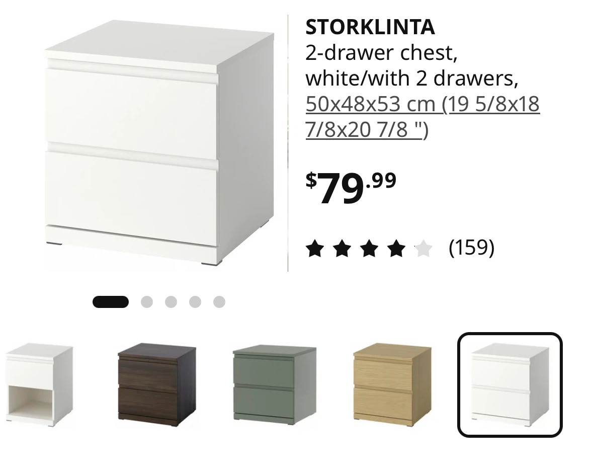 IKEA Drawer Chest - photo 2
