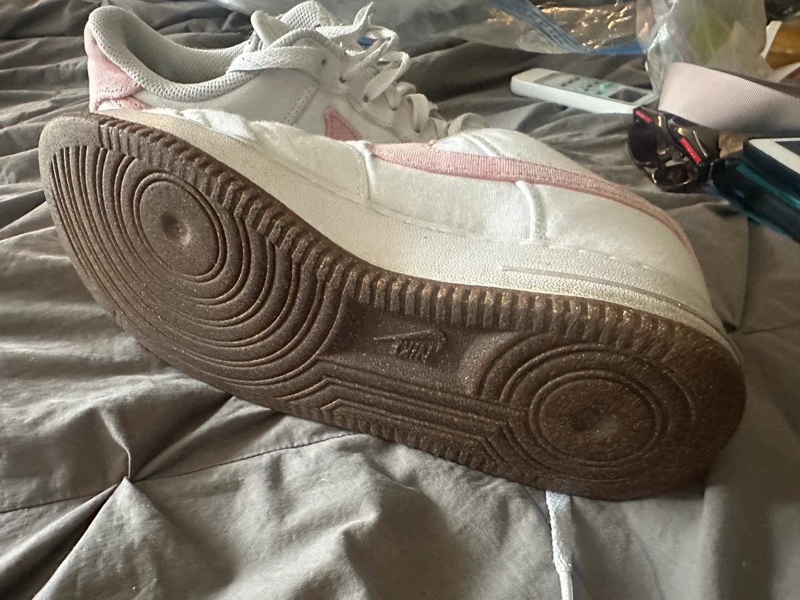 Nike Air Force 1 White Pink Floral Sneakers - photo 4