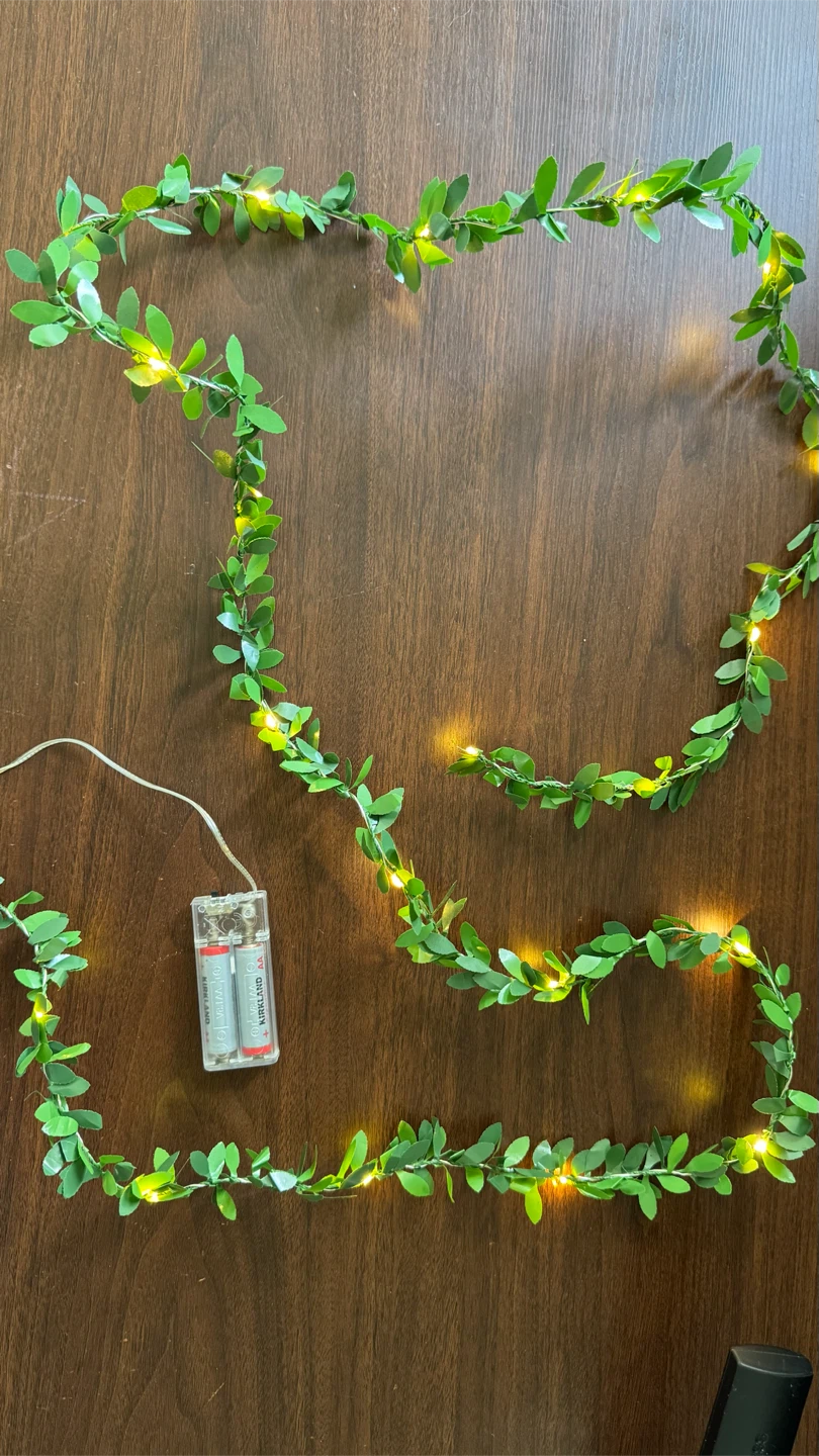 Faux Leaf Garland Lights - photo 2