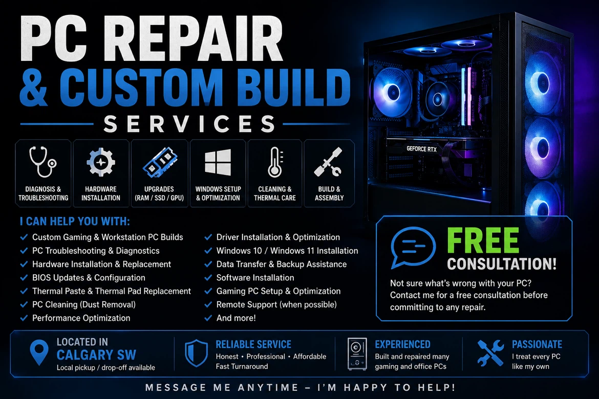 PC Repair & Custom Build Services