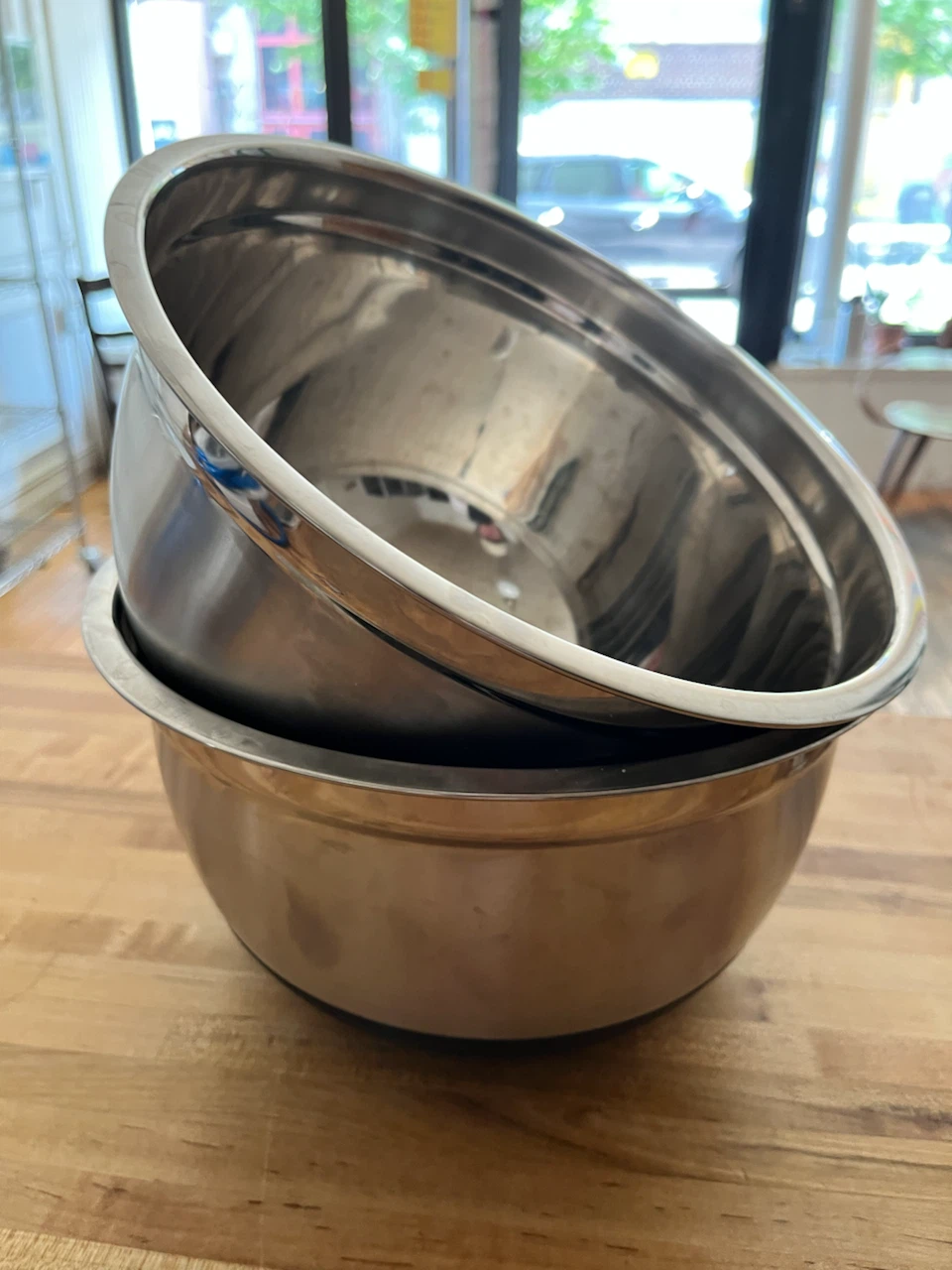 Stainless Steel Mixing Bowls (Set of 2)