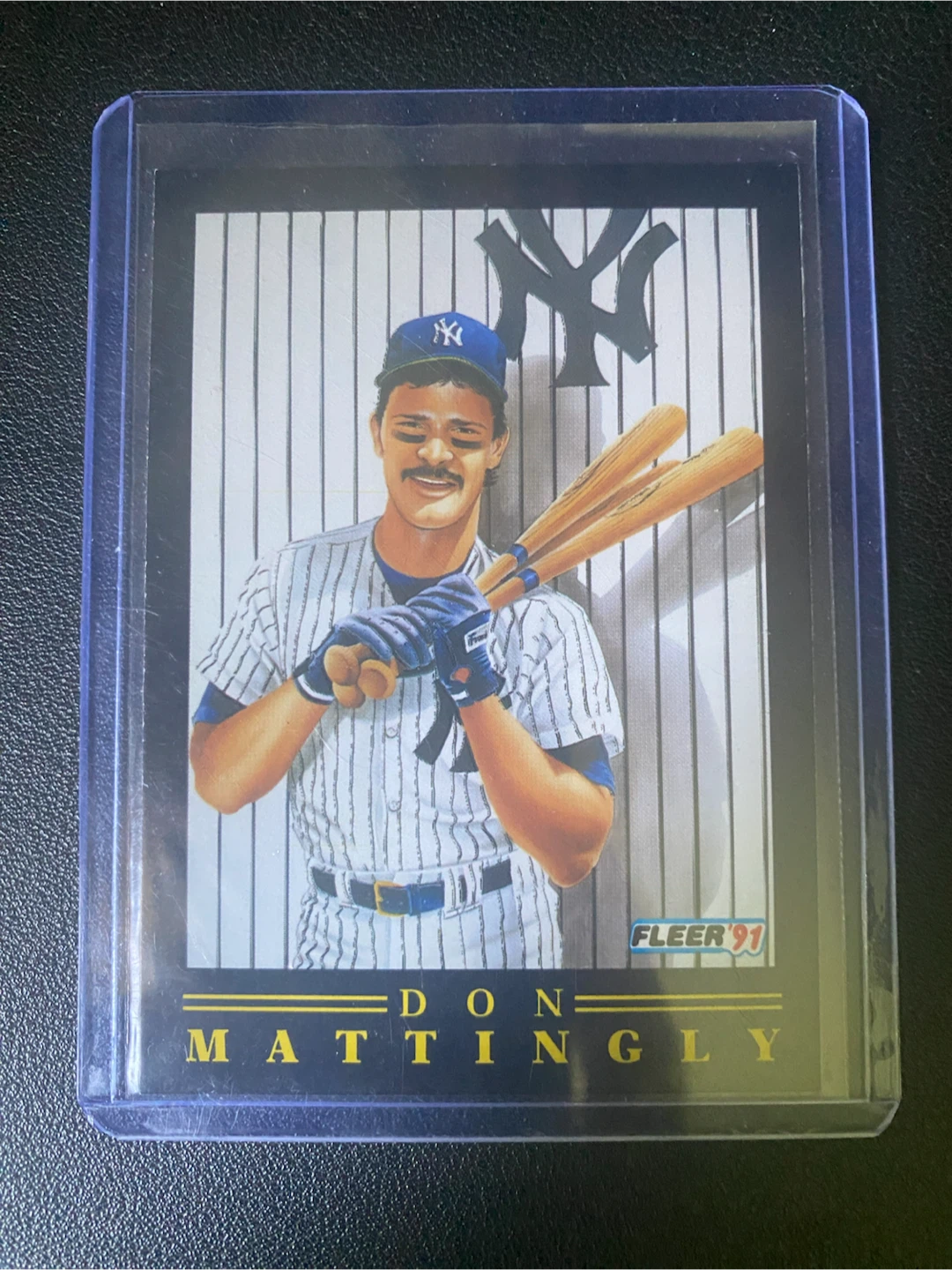 1991 Fleer Don Mattingly Pro Vision Card