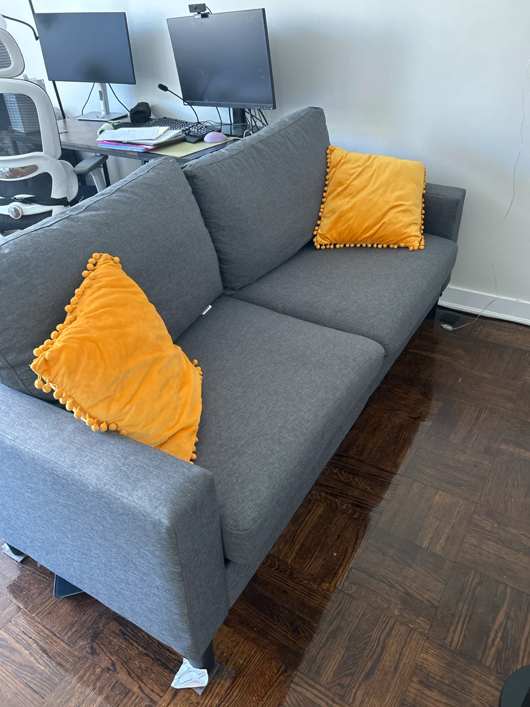 Grey Two-Seater couch