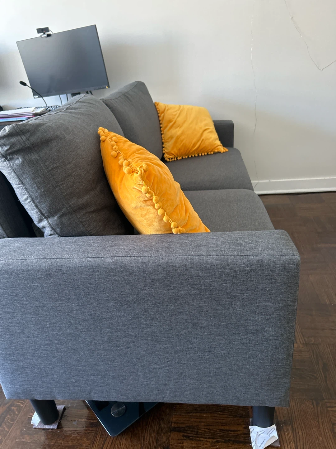 Grey Two-Seater couch - photo 2