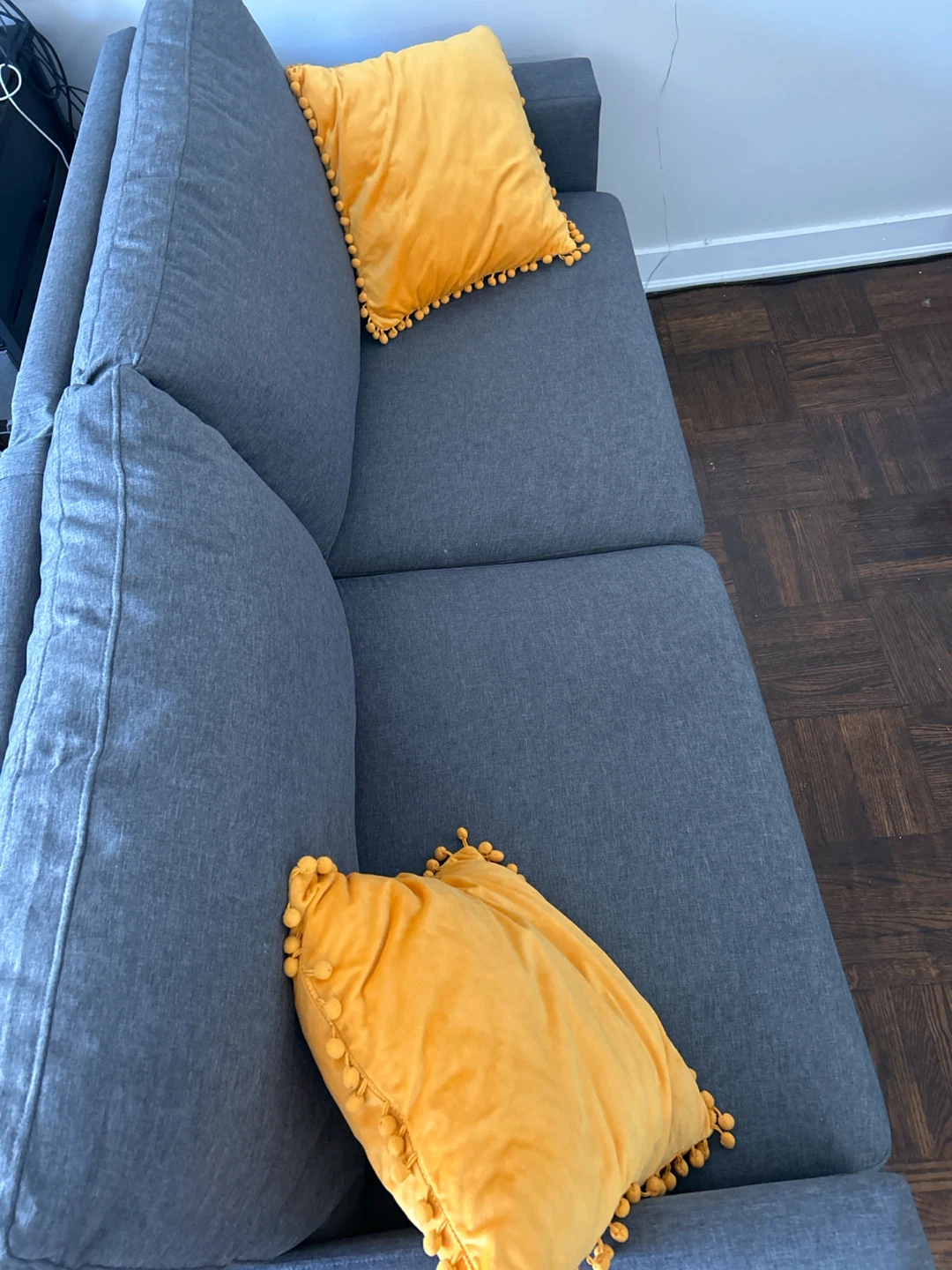 Grey Two-Seater couch - photo 3