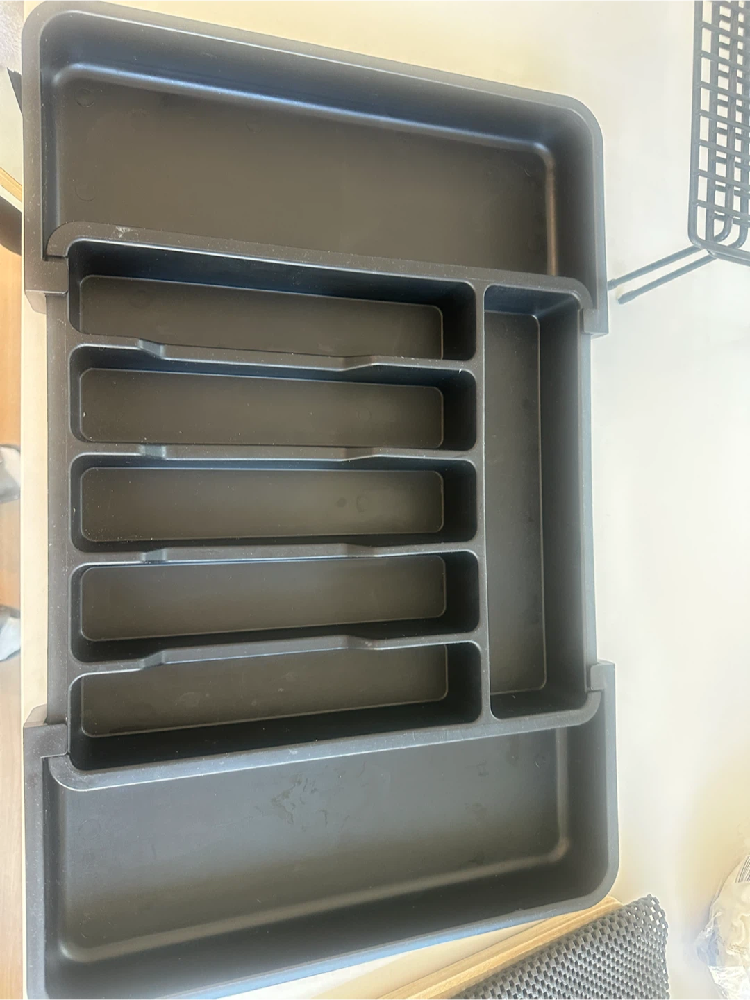 Black Utensil Organizer Tray - photo 2
