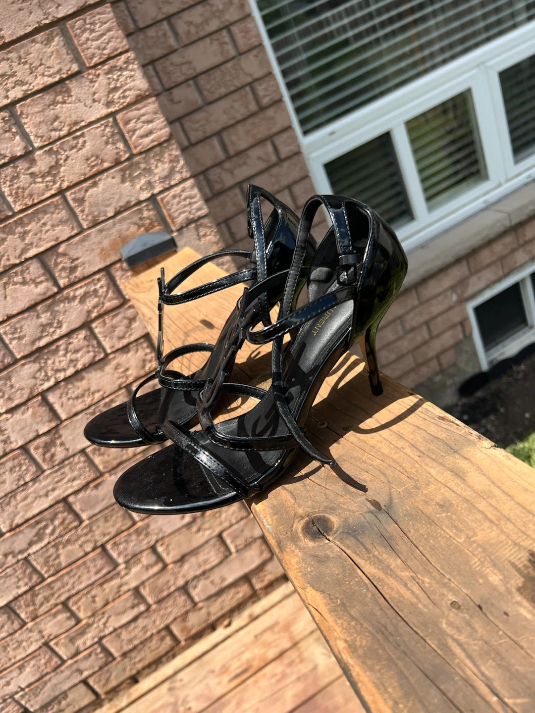 YSL Black Heels size 7 - photo 2
