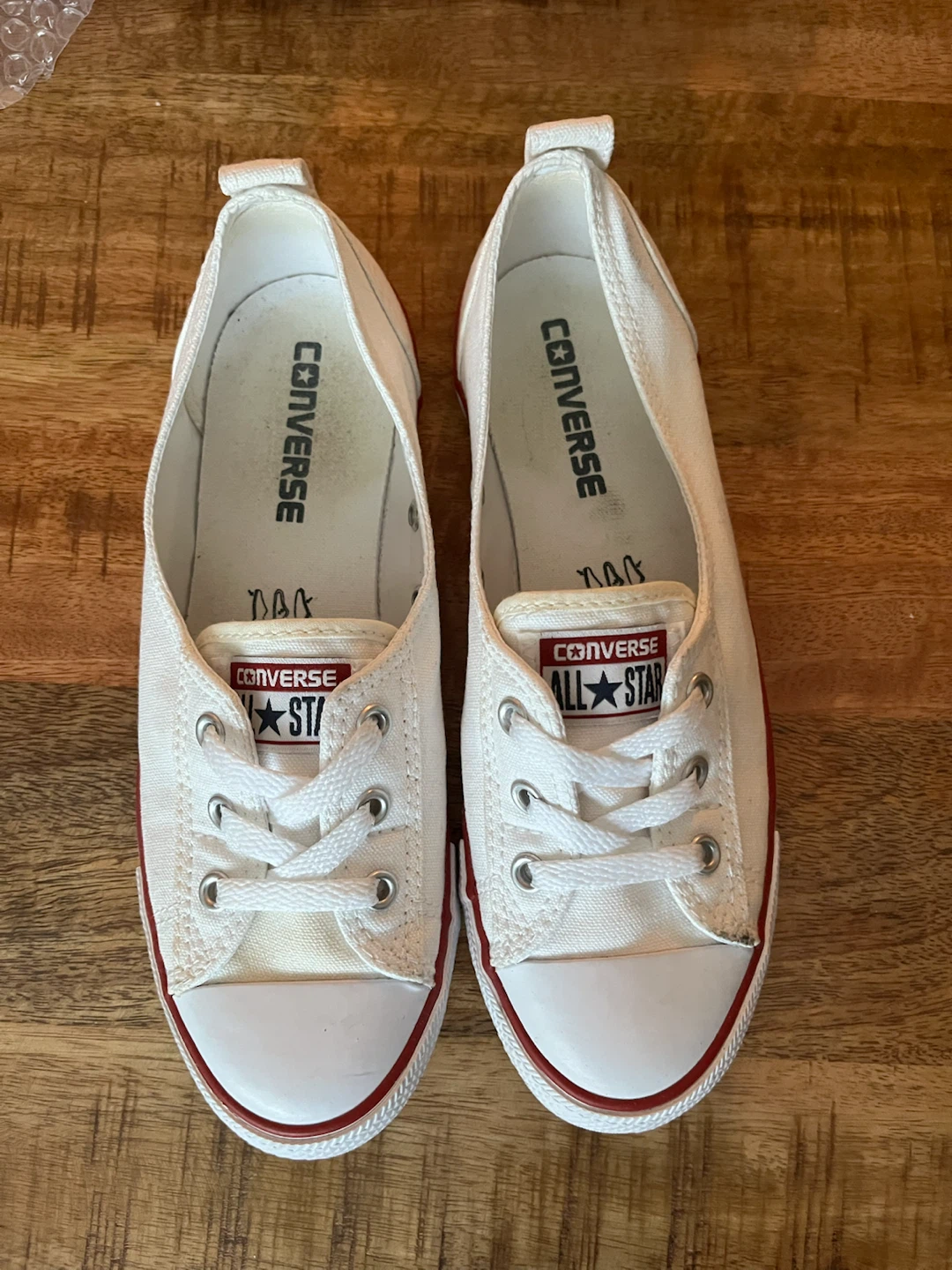 Converse All Star White Canvas Shoes