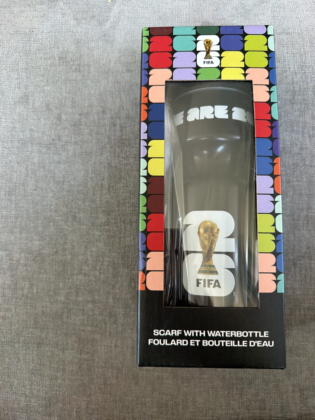FIFA Scarf and Water Bottle Set