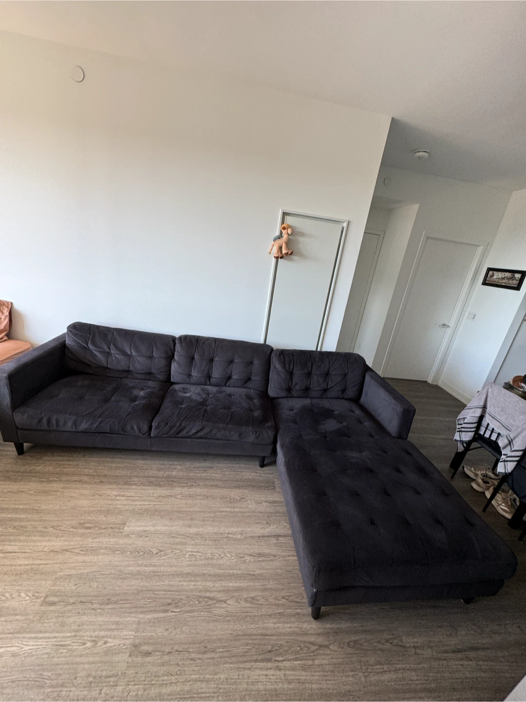 Dark Grey Sectional Sofa - photo 2