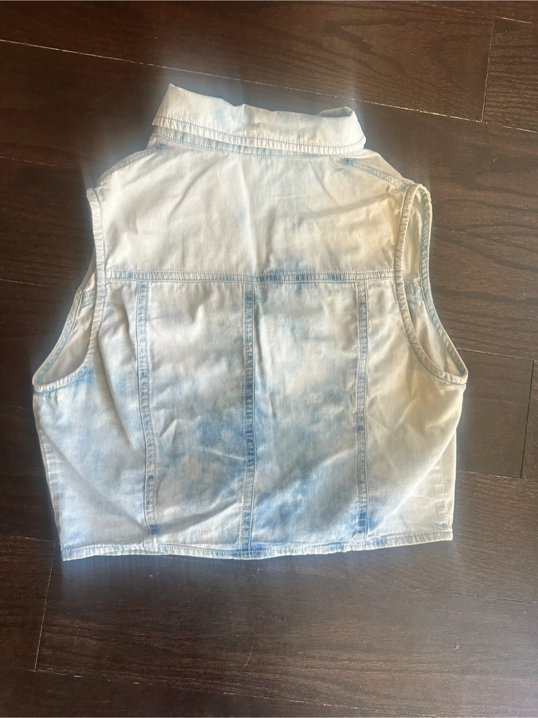 Sans Souci Sleeveless Denim Shirt vest - photo 3