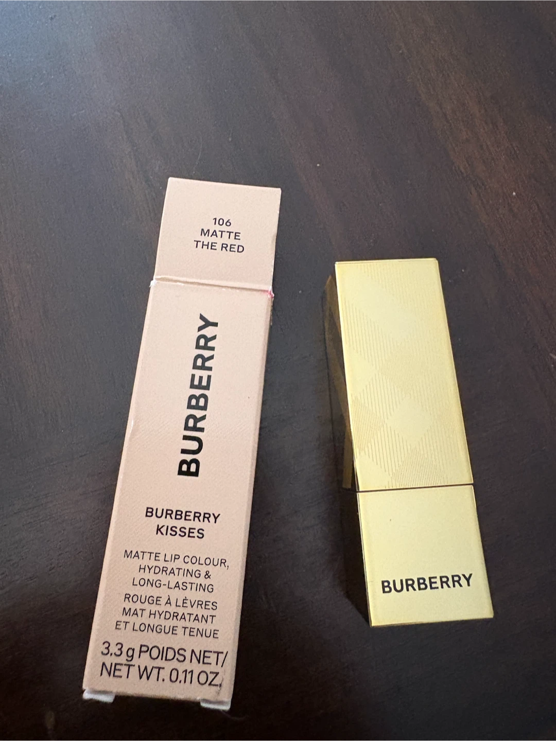 Burberry Kisses Matte Lipstick - 106 Matte The Red