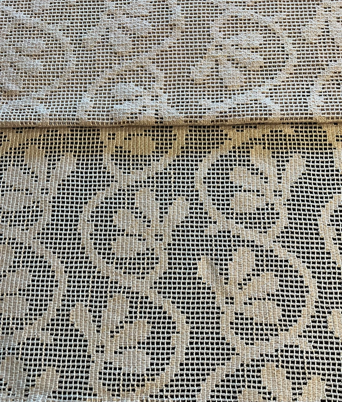 Vintage Inspired Textured Open-Weave Curtains - photo 4