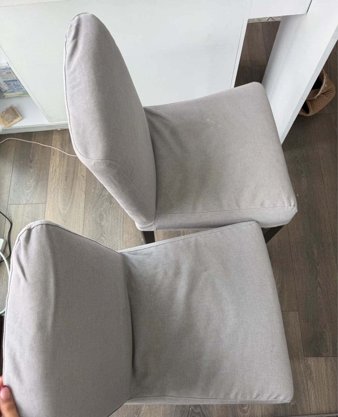 2 Ikea Grey Bar Stools - photo 5