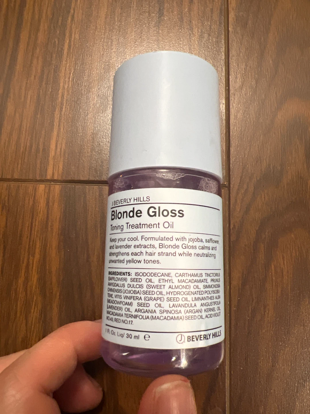 J Beverly Hills Blonde Gloss Toning Treatment Oil