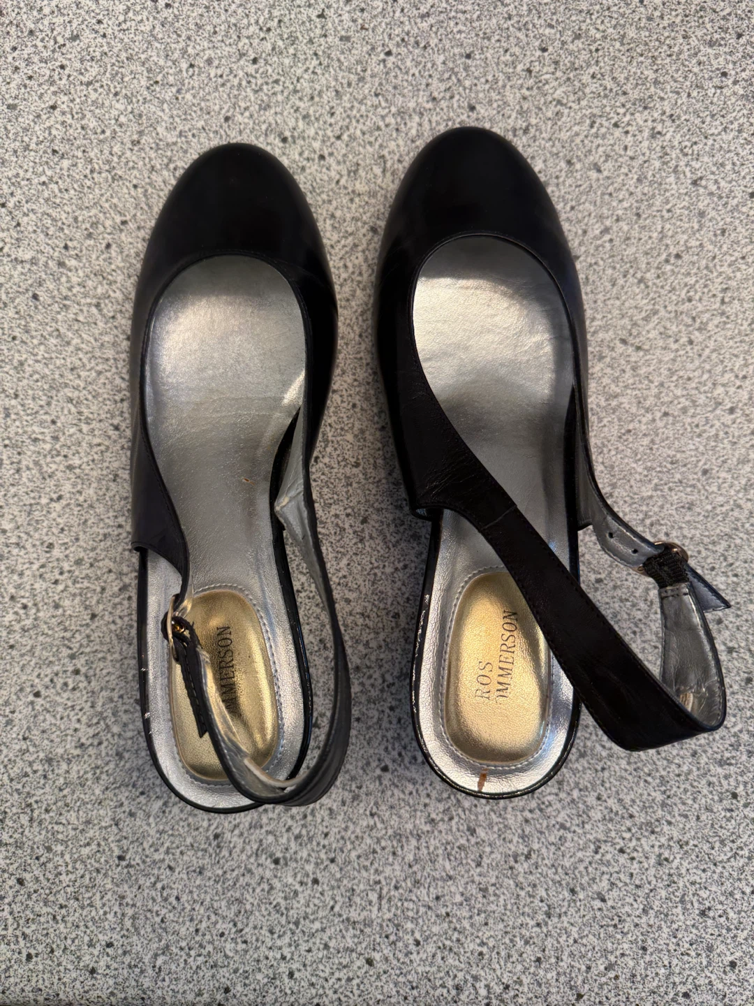 Black Slingback Heels by Ros Hommerson - photo 2